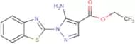 Ethyl 5-amino-1-(1,3-benzothiazol-2-yl)-1H-pyrazole-4-carboxylate