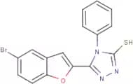 5-(5-Bromo-1-benzofuran-2-yl)-4-phenyl-4H-1,2,4-triazole-3-thiol