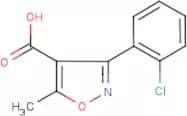 3-(2-Chlorophenyl)-5-methylisoxazole-4-carboxylic acid