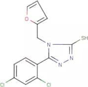 5-(2,4-Dichlorophenyl)-4-furfuryl-1,2,4-triazole-3-thiol