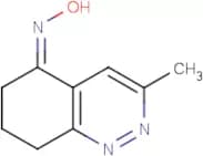 5-(Hydroxyimino)-3-methyl-5,6,7,8-tetrahydrocinnoline