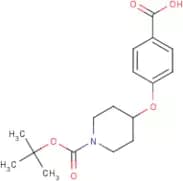 4-{[1-(tert-Butoxycarbonyl)piperidin-4-yl]oxy}benzoic acid