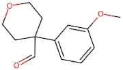4-(3-Methoxyphenyl)tetrahydro-2H-pyran-4-carbaldehyde
