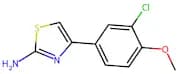 4-(3-Chloro-4-methoxyphenyl)-2-thiazolamine