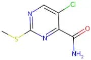 5-Chloro-2-(methylthio)pyrimidine-4-carboxamide