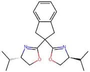(4S,4’S)-2,2’-(2,3-Dihydro-1H-indene-2,2-diyl)bis(4-isopropyl-4,5-dihydrooxazole)