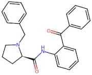 (R)-N-(2-Benzoylphenyl)-1-(Phenylmethyl)-2-Pyrrolidinecarboxamide
