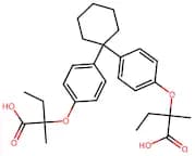 2,2’-((Cyclohexane-1,1-Diylbis(4,1-Phenylene))Bis(Oxy))Bis(2-Methylbutanoic Acid)