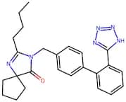 3-((2’-(1H-Tetrazol-5-Yl)-[1,1’-Biphenyl]-4-Yl)Methyl)-2-Butyl-1,3-Diazaspiro[4.4]Non-1-En-4-One