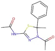N-(4-Acetyl-5-Methyl-5-Phenyl-4,5-Dihydro-1,3,4-Thiadiazol-2-Yl)Acetamide
