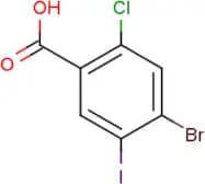 4-Bromo-2-chloro-5-iodobenzoic acid