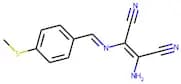2-amino-1-(1-aza-2-(4-methylthiophenyl)vinyl)ethene-1,2-dicarbonitrile