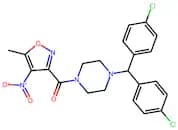 (4-(Bis(4-Chlorophenyl)Methyl)Piperazin-1-Yl)(5-Methyl-4-Nitroisoxazol-3-Yl)Methanone