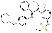 (Z)-N-[2-Oxo-3-[Phenyl[[4-(Piperidin-1-Ylmethyl)Phenyl]Amino]Methylene]Indolin-5-Yl]Ethanesulfonam…