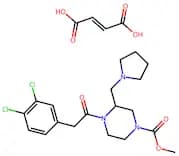 Methyl 4-(2-(3,4-Dichlorophenyl)Acetyl)-3-(Pyrrolidin-1-Ylmethyl)Piperazine-1-Carboxylate Fumarate