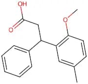 3-(2-Methoxy-5-Methylphenyl)-3-Phenylpropionic Acid
