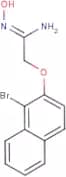 2-[1-Bromo(2-naphthyloxy)]-1-(hydroxyimino)ethylamine