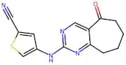 4-((5-Oxo-6,7,8,9-Tetrahydro-5H-Cyclohepta[D]Pyrimidin-2-Yl)Amino)Thiophene-2-Carbonitrile