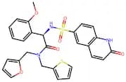 (R)-N-(Furan-2-Ylmethyl)-2-(2-Methoxyphenyl)-2-(2-Oxo-1,2-Dihydroquinoline-6-Sulfonamido)-N-(Thiop…