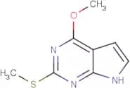 4-Methoxy-2-methylsulphanyl-7H-pyrrolo[2,3-d]pyrimidine