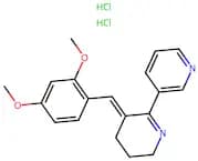 (E)-3-(2,4-Dimethoxybenzylidene)-3,4,5,6-Tetrahydro-2,3'-Bipyridine Dihydrochloride