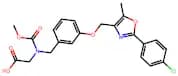 N-(3-((2-(4-Chlorophenyl)-5-Methyloxazol-4-Yl)Methoxy)Benzyl)-N-(Methoxycarbonyl)Glycine