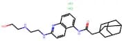 2-(Adamantan-1-Yl)-N-(2-((2-((2-Hydroxyethyl)Amino)Ethyl)Amino)Quinolin-5-Yl)Acetamide Dihydrochlo…