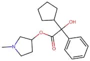 1-Methylpyrrolidin-3-Yl 2-Cyclopentyl-2-Hydroxy-2-Phenylacetate