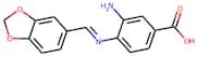 3-amino-4-(1-aza-2-benzo[3,4-d]1,3-dioxolen-5-ylvinyl)benzoic acid