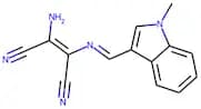 2-amino-1-[1-aza-2-(1-methylindol-3-yl)vinyl]ethene-1,2-dicarbonitrile