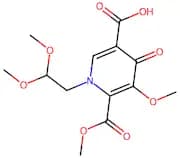 1-(2,2-Dimethoxyethyl)-5-Methoxy-6-(Methoxycarbonyl)-4-Oxo-1,4-Dihydropyridine-3-Carboxylic Acid