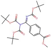Benzoic acid, 4-[[bis[(1,1-dimethylethoxy)carbonyl]amino][[(1,1- dimethylethoxy)carbonyl]imino]met…