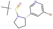 3-bromo-5-((S)-1-((S)-tert-butylsulfinyl)pyrrolidin-2-yl)pyridine