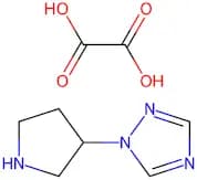 1-(Pyrrolidin-3-yl)-1H-1,2,4-triazole oxalate