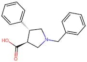 (3S,4R)-4-Phenyl-1-(phenylmethyl)-3-pyrrolidinecarboxylic acid