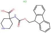 4-((((9H-Fluoren-9-yl)methoxy)carbonyl)amino)piperidine-4-carboxylic acid hydrochloride