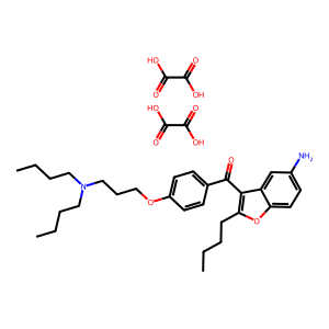 (5-Amino-2-butylbenzofuran-3-yl)(4-(3-(dibutylamino)propoxy)phenyl)methanone oxalate