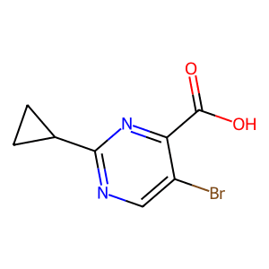 2-Cyclopropyl-5-bromopyrimidine-4-carboxylic acid