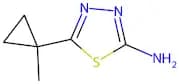 5-(1-Methylcyclopropyl)-1,3,4-thiadiazol-2-amine