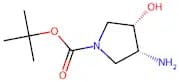 tert-Butyl (3R,4S)-3-amino-4-hydroxypyrrolidine-1-carboxylate