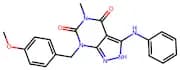 7-[(4-Methoxyphenyl)methyl]-5-methyl-3-(phenylamino)-2H-pyrazolo[3,4-d]pyrimidine-4,6(5H,7H)-dione