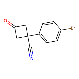 1-(4-Bromophenyl)-3-oxocyclobutane-1-carbonitrile
