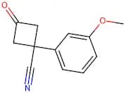 1-(3-Methoxyphenyl)-3-oxocyclobutane-1-carbonitrile