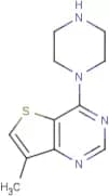 7-Methyl-4-(piperazin-1-yl)thieno[3,2-d]pyrimidine