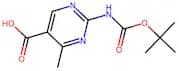 2-((tert-Butoxycarbonyl)amino)-4-methylpyrimidine-5-carboxylic acid