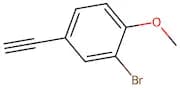 2-Bromo-4-ethynyl-1-methoxybenzene