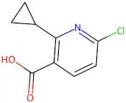 6-Chloro-2-cyclopropylnicotinic acid