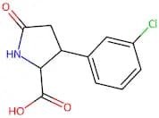3-(3-Chlorophenyl)-5-oxopyrrolidine-2-carboxylic acid