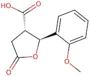 trans-2-(2-Methoxyphenyl)-5-oxotetrahydrofuran-3-carboxylic acid