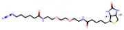 Biotin-PEG2-C6-azide